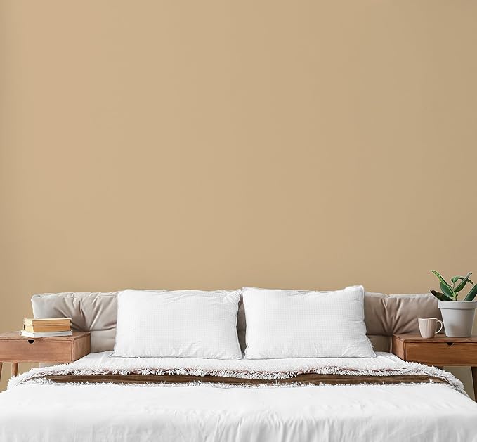 EVOLVE Paint & Primer: Environment-friendly, Low Sheen with One-coat Coverage for Interior & Exterior surfaces (Burlap Brown, 5-Gallon)