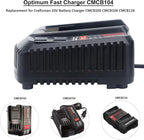 CMCB104 Replacement for 20V Craftsman V20 Lithium-ion Battery Charger CMCB100 CMCB101 CMCB124 CMCB102 for CMCB201 CMCB202 CMCB203 CMCB204 CMCB205 CMCB209 Power Tool Batteries