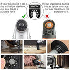 PECHAM 24PCS Universal Wood Metal Oscillating Multitool Quick Release Saw Blades Fit Porter Cable Black & Decker Rockwell Ridgid Ryobi Milwaukee Chicago Craftsman