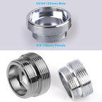 Faucet Diverter Valve with Aerator, 3-Way Diverter Valve for Hand Held Shower, Sink Faucet Splitter for Kitchen and Bathroom, with M22/M24/M26/F28/G1/2" Adapters