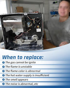 96206 Water Heater Main Burner Fit for Dometic Atwood LP Gas 10 Gallon Water Heaters