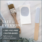 AMY HOWARD AT HOME Chalk-Based One Step Paint for Furniture, Cabinetry, Decor, Finish, and More | No Stripping, Sanding, or Priming | Ultra-Light Base | 16 Ounce | Aviary