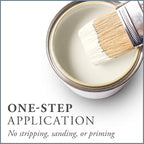 AMY HOWARD AT HOME Chalk-Based One Step Paint for Furniture, Cabinetry, Decor, Finish, and More | No Stripping, Sanding, or Priming | Ultra-Light Base | 32 Ounce | Barnboard