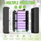 80V 3.5Ah Lithium Battery Replace for Greenworks 80V Battery GBA80400 GBA80250 GBA80200, 3500mAh High Capacity, Fit for Greenworks 80 Volt Power Tools PW80L420 TL80L00 LMB407 PS80L00