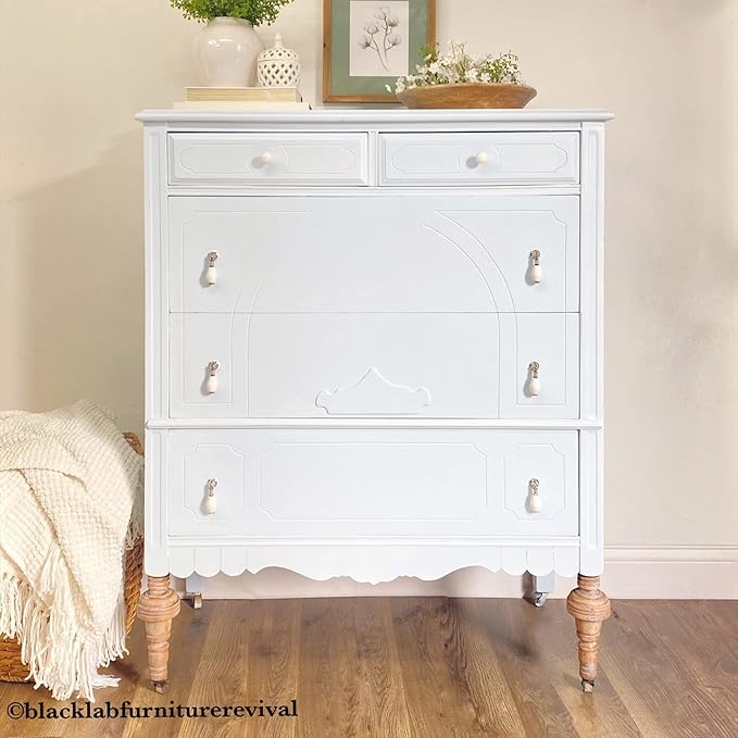 Dixie Belle Paint Company Chalk Finish Furniture Paint - Haint Blue (8oz) - Matte Pastel Blue Chic Chalk Mineral DIY Furniture Paint