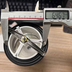 T Tulead Toilet Fill Valve, Dual Flush Valve, Push Button, Toilet Tank Parts Replacement, Converter Kit, for 10"-12" Toilet Tank, for Fill Valve 0.8" Thread, for Drain Hole Dia, 2.56"