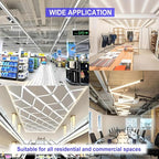 40 Pack 4FT LED T8 Type A+B Tube Lights, 24W, 5000K, Single or Double End Powered, Plug and Play or Ballast Bypass, 4 Foot T10 T12 Fluorescent Bulbs Replacement, Clear Cover