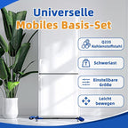 SOONTOOLS Universal Mobile Base with Swivel Wheels, 400 lbs Capacity, Adjustable Heavy Duty Mobile Base, Industrial Rolling Tool Stand for Large Tools, Machines, Bandsaw, Power Tools