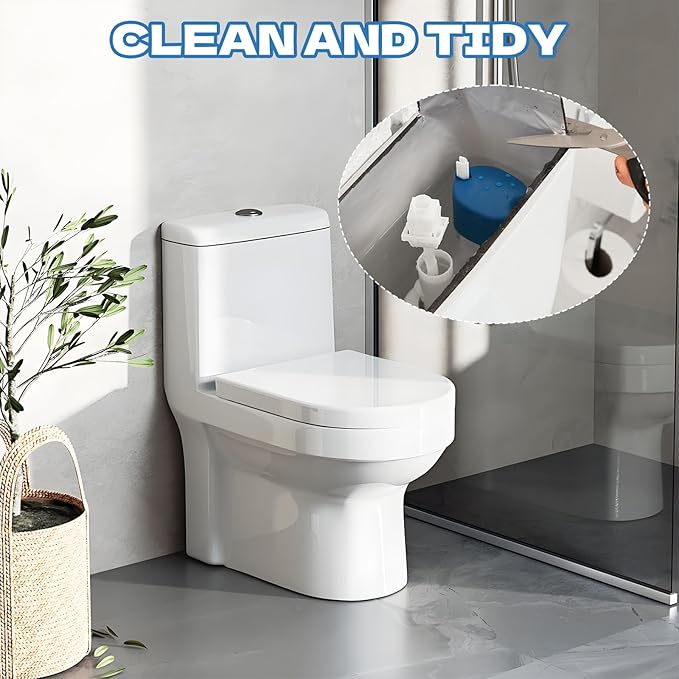 4 Pack Toilet Tank Liners 40 x 16 Inch Toilet Anti Condensation Kit with Aluminum Foil Tape Prevent The Formation of Condensate Water（0.2 inch thick）