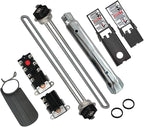 LONG TERM EWH-05 Electric Water Heater Tune-Up Kit, Includes 4500W 240V Water Heater Elements, Upper Thermostat, Lower Thermostat, Protective Covers, Elements Gaskets, Quick Change Tool, Two Wrench