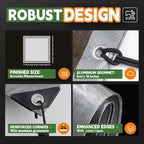 RAINDEWAY Tarps Heavy Duty Waterproof 18x24 Feet,10Mil Thick Multipurpose Large Tarp Cover with Metal Grommets and Reinforced Edges,Silver/Brown Tarp