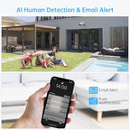 Wireless Security Camera System,SMONET 1080P 8 Channel Home Surveillance DVR Kits with 8pcs 2MP Full HD Cameras 3TB HDD Night Vision Motion Detection Free App for Indoor Outdoor 24/7 Video Recording