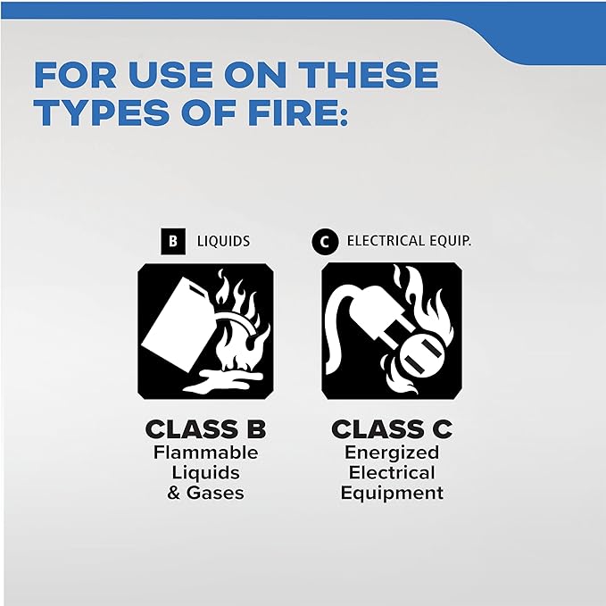 Kidde Mariner 5 Fire Extinguisher for Boats, Single-Use 5BC