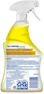 Lysol All Purpose Cleaner Spray, Multi-Purpose Disinfecting Spray, Kitchen & Bathroom Cleaner, Lemon Breeze Scent, 32 Fl Oz (Pack of 2)