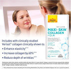 Country Life Verisol Collagen Peptides Tablets - Reduce Depth of W[KB2] rinkles & Enhance Skin Elasticity-90 Tablets-Includes Vitamin A&C - Collagen Powder for Women & Men - Boost Skin Collagen by 60%