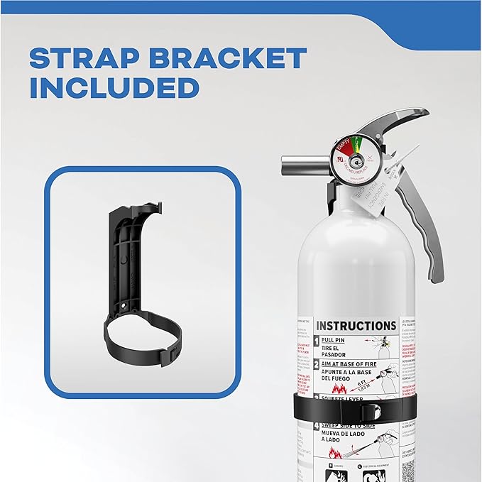 Kidde Fire Extinguisher for Boats, Single-Use 10BC