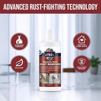 Stainless Steel Rust Stain Remover & Cleaner, Soft Cleanser, Safe for Food Areas, Non-Toxic for Appliances Perfect for Commercial Equipment, Refrigerator, Cybertruck and more (8.5 oz)