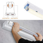 JESLED Non Shunted LED Tombstones - (Pack of 50) T8 Lamp Holder, UL Turn Type Tombstone Lampholder for T10 T12 LED Fluorescent Tube Replacement, Medium Bi-pin G13 Socket for Programmed Start Ballasts