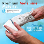 (100 Pack) Extra Durable Eraser Sponge - Extra Thick, Long Lasting, Premium Melamine Sponges in Bulk - Multi-Purpose Power Scrubber - Bathroom, Kitchen, Floor, Bathtub, Toilet, Baseboard, Wall Cleaner