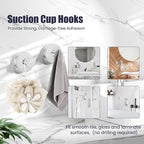 Bathroom Hardware Accessories Set: 7-Pieces Bath Towel Bar Set, Towel Racks for Bathroom Wall Mounted, SUS304 Stainless Steel, Brushed Nickel