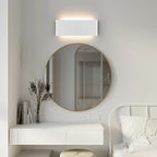 11" Modern LED vanity light,15W Dimmable 5 CCT (3000K-6500K) Adjustable Wall Lamp,Up and Down Wall Lighting,Indoor Wall Sconce for Bedroom,Staircase,Hallway,Dressing Table,1 Pack（White）