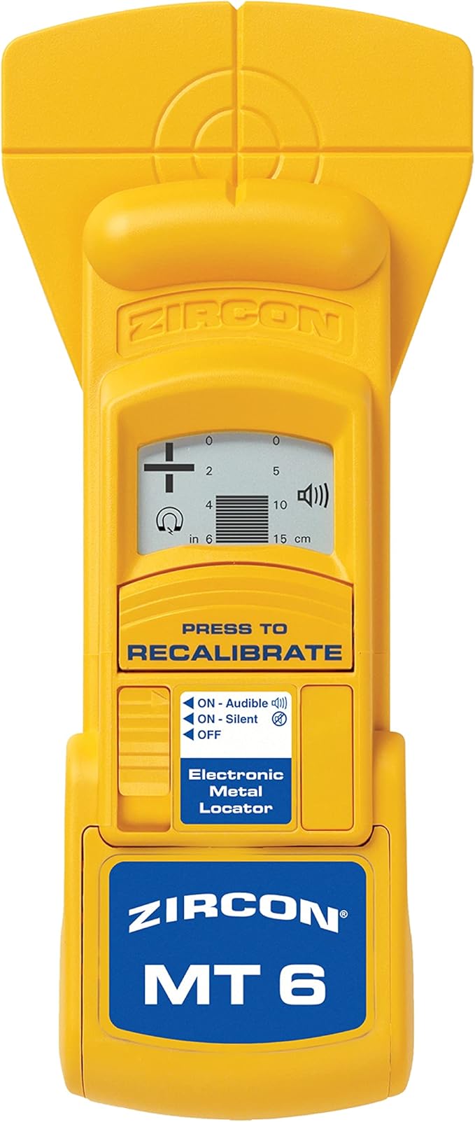 Zircon MetalliScanner MT6 Professional Metal Detector,Yellow,12.17 x 8.23 x 3.58 inches