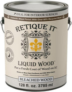 Retique It New and Improved Formula Liquid Wood Coatings - Stainable Primer - Paint It Then Stain it (Bleached Wood, X-Large)