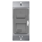TOPGREENER Kalide 0-10V Dimmer Light Switch, LED Dimmer Switch, Low Voltage Dimmer, 3-GYay or Single Pole, 120VAC 60Hz, 120VAC 10A/ 277VAC 5A LED, TGSDS-010-GY, Gray