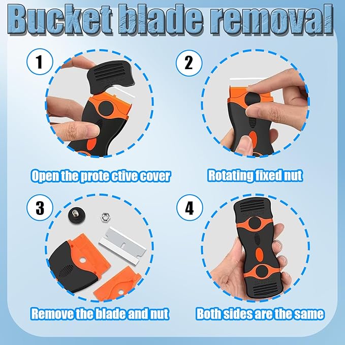 Heavy Duty Oven Cleaner Brush Set, Oven Cleaning Accessories Tools, for Deep Cleaning Stoves, Grills, Ovens & Kitchen Surfaces - Removes Tough Grease & Carbon Buildup