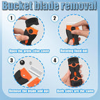 Heavy Duty Oven Cleaner Brush Set, Oven Cleaning Accessories Tools, for Deep Cleaning Stoves, Grills, Ovens & Kitchen Surfaces - Removes Tough Grease & Carbon Buildup