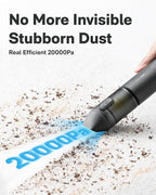 HOTO Handheld Car Vacuum Cleaner Cordless, 4-in-1 Portable Mini Vacuum with 20000Pa Strong Suction, Electric Compressed Air Duster Blower for Car, Desk, Computer, Keyboard, Home, Office Cleaning