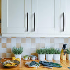 Asidrama 10 Pack 7.5 Inch(192mm) Matte Black Kitchen Cabinet Handles, Cabinet Pulls Kitchen Cabinet Hardware for Cupboard Drawer Pulls