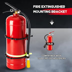 1 Pcs Fire Extinguisher Mount Bracket Adjustable, Supports up to 10 Lbs, Heavy-Duty and Easy Installation, Ideal for Home, Truck, Rv, Boat, Commercial Use, Secure and Durable Holder