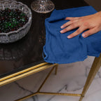 Avalon Towels Cotton Shop Rags – (Pack of 150) Size 12x14 Inches Cleaning Rags – Absorbent Shop Towels and Multipurpose Cleaning Towels for Automobiles, Industries, Garage and Homes (Blue)