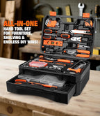 328-Piece Tool Set - Tool Kit Toolbox Storage Case with Drawer, General Household Hand Tool Kit Perfect for Home & DIY Repairs