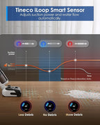 Tineco Floor One Switch S6 Stretch Breeze Wet Dry Vacuum Cleaners, Floor Cleaner Mop 2-in-1 Cordless Vacuum for Multi-Surface, 20kPa Suction, Anti-Tangle Design, Flashdry Self-Cleaning, 180° Lay-Flat
