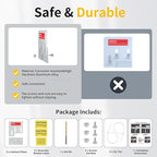 Joinfworld Generator Interlock Kit Compatible with Square D QO or Homeline 150 and 200 Amp Panels, Interlock Kit with 1 3/8 Inch Spacing Between Main and Generator Breaker