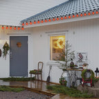 25 Pack C9 Ceramics Red Christmas Light Bulb for Indoor/Outdoor Patio, Halloween Party String Lights, 7 Watt Red Night Light, C9/E17 Intermediate Base