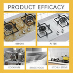 Greasy Dirt Clean Spray, Degreaser Cleaner Heavy Duty, Kitchen Cleaner, All Purpose Stain Removal Cleaners, Oven And Grill Cleaners Clean Up Kitchen Oil Stains(3, pc-120ml)