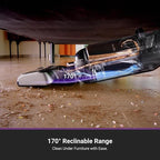 Eureka Cordless Wet Dry Cleaner, 170° Reclinable, Hot Air Drying Self Cleaning Vacuum and Mop Combo, Good for Hard Floors Pet Hair Sticky Messes, RapidWash 630, Purple