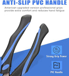 6-Inch Side-Cutting Pliers Diagonal Pliers with heavy Duty Nickel Chromium Steel Construction