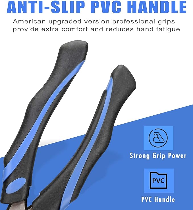 6-Inch Linesman Pliers with heavy Duty Nickel Chromium Steel Construction