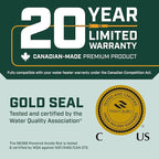 Corro-Protec Powered Anode Rod for Water Heater, 20-Year Warranty, Eliminates Rotten Egg/Sulfur Smell within 24 hours, Stops Corrosion and Reduces Limescale, Electrical Anode Rod Made of Titanium