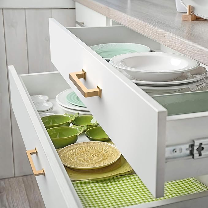 FILTA 3 Inch(76mm) Hole Centers Champagne Bronze Cabinet Pulls(Set of 10),Champagne Cabinet Pulls Zinc Alloy Kitchen Cabinet Handles Cabinet Hardware for Cabinets Cupboard Drawer