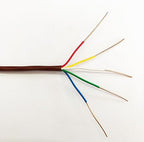18/5 50ft Thermostat Wire 18/5 18 Gauge 5 Conductors ETL 18-5 50 Feet Brown (18/5, 50ft)