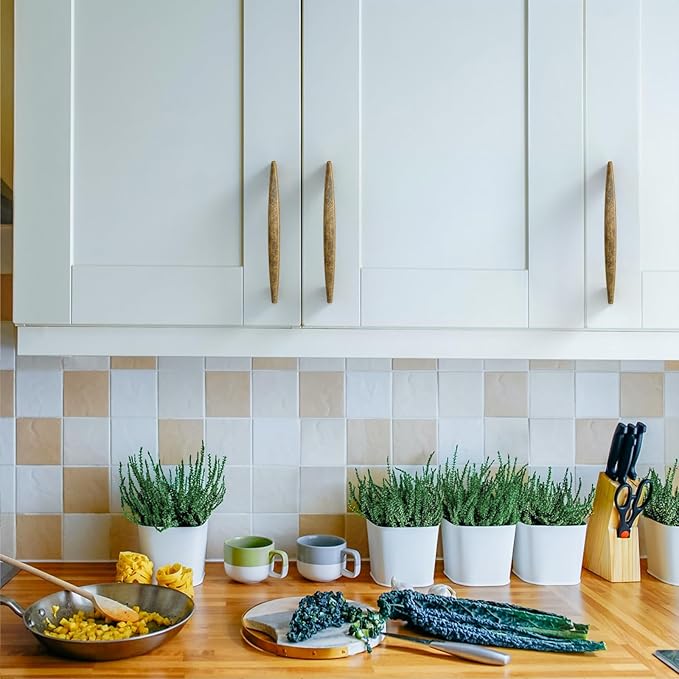 Asidrama 10 Pack 3.75 Inch(96mm) Antique Brass Kitchen Cabinet Handles, Cabinet Pulls Kitchen Cabinet Hardware for Cupboard Drawer Pulls