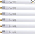 22 Inch F14T5/DL Fluorescent Light Bulb, 6500K Daylight, T5 14 Watts Fluorescent Replacement Bulb for Counter and Cabinet Fixture, G5 Base - 6 Pack