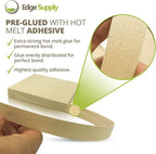 Edge Supply Birch Pre-Finished 5/8 inch X 50 ft Roll Preglued, Veneer Edge Banding, Flexible Wood Tape, Easy Application Iron On with Hot Melt Adhesive. Clear UV Laquer Finish Wood Edging
