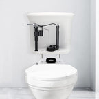 R&T 3-Inch Toilet Flapper Valve Adjustable Flush Volume Toilet Repair Kit for 2-piece Toilet A21026