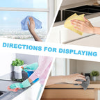 Microfiber Cleaning Cloths, 12 Pack Coral Fleece Cleaning Rags for Housekeeping, Highly Absorbent Reusable Cleaning Towels,10"X10"(Multicolor)